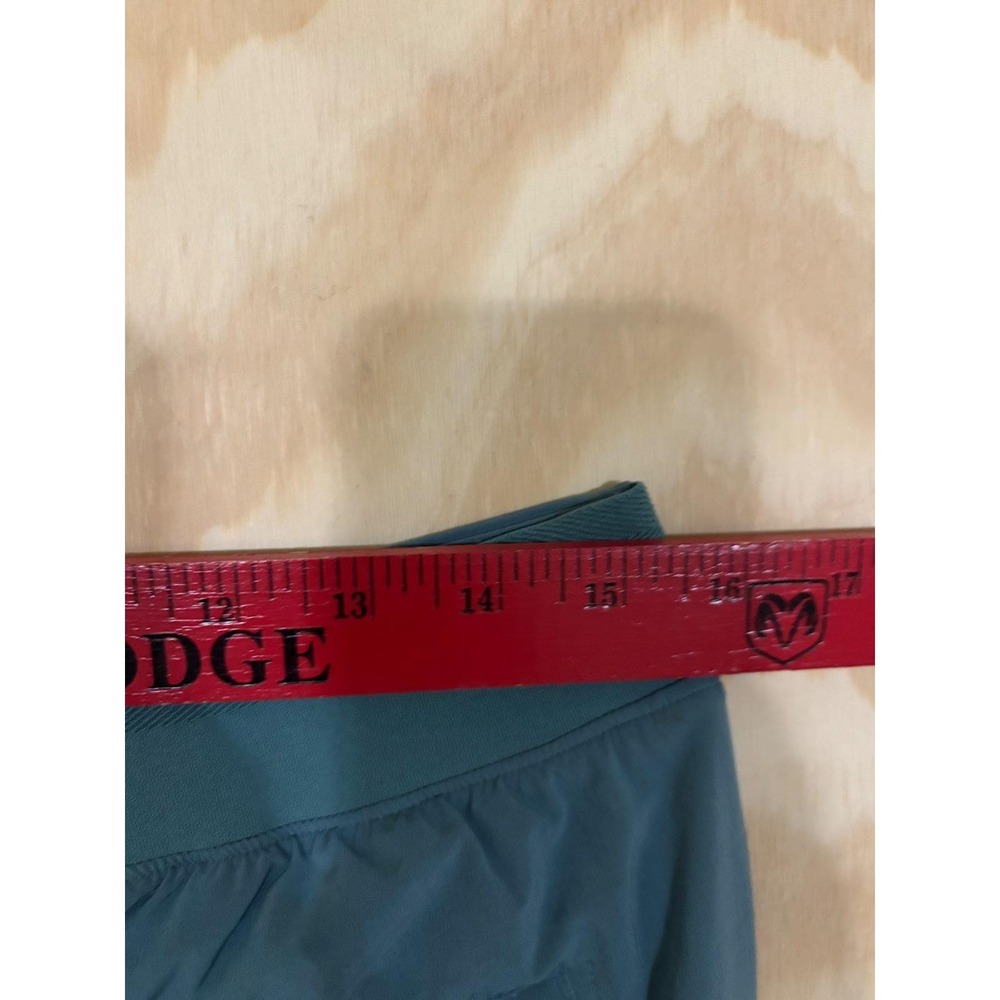 Athleta Women's Eastbound Teal Pants Size 10 Straight Leg Elastic Waist Casual - Picture 6 of 6